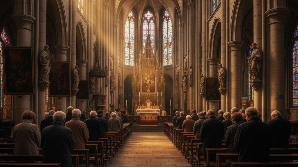 Interno del santuario